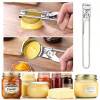 Ergonomic Adjustable Stainless Steel Jar & Can Opener - Effortless Grip for Seniors & Arthritis, Multifunctional Bottle Opener Fits Most Lids, Heavy Duty Kitchen Tool