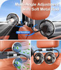 Dual Head Gooseneck Car Cooling Fans for Back Seat for Kids, USB Car Headrest Cooling Fan for Baby Rear Facing, Car Seat Cooler That Blow Cold Air for Vehicles Sedan SUV Rv Truck Without Ac