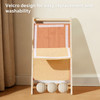 Vertical Slanting 15° Against The Wall Cat Tree Wood Removable and Washable Sisal Scratch Pad Movable Thickened Base