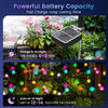 Solar Garden Lights, LED Swaying Solar Lights Outdoor Waterproof, Warm White Firefly Outdoor Decorative Lights, Garden Decor, Yard, Patio, Pathway Decoration Gardening Gifts