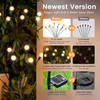 Solar Garden Lights, LED Swaying Solar Lights Outdoor Waterproof, Warm White Firefly Outdoor Decorative Lights, Garden Decor, Yard, Patio, Pathway Decoration Gardening Gifts