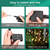 Solar Garden Lights, LED Swaying Solar Lights Outdoor Waterproof, Warm White Firefly Outdoor Decorative Lights, Garden Decor, Yard, Patio, Pathway Decoration Gardening Gifts