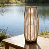 Solar Floor Lamp, Outdoor Garden Lantern Pathway Light & Decorative Driveway Lighting with Auto On/Off LED Lights