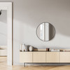 Black Round Wall Mirror 20-30 Inch, Bathroom Mirrors for Over Sink, Circle Mirror for Bathroom, Entryway, Bedroom, Vanity