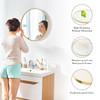 Black Round Wall Mirror 20-30 Inch, Bathroom Mirrors for Over Sink, Circle Mirror for Bathroom, Entryway, Bedroom, Vanity