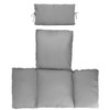 Egg Chair Cushion Hanging Basket Seat Cushion Thicken Soft Egg Swing Chair Pad Hanging Egg Chair Cushion with Headrest