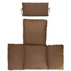 Egg Chair Cushion Hanging Basket Seat Cushion Thicken Soft Egg Swing Chair Pad Hanging Egg Chair Cushion with Headrest