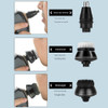 5-in-1 Rotary Electric Shaver 4D Rechargeable Bald Head Hair Beard Trimmer Razor