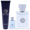 Versace Pour Homme by Versace for Men - 3 Pc Gift Set 3.4oz EDT Spray, 0.17oz EDT Spray (Mini), 5oz Hair and Body Shampoo