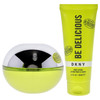DKNY Be Delicious by Donna Karan for Women - 2 Pc Gift Set 3.4oz EDP Spray, 3.4oz Body Lotion