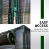 Crop Cage 4x8 Walk-in HDPE Cover Zippered Doors Plant Protector for Herbs Plants
