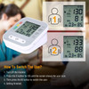 Digital Arm Blood Pressure Monitor LCD Digital Heart Beat BP Gauge Health Test w/Voice