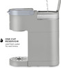 Single Serve K-Cup Pod Coffee Maker, 6 to 12oz Brew size, with Cord Storage, Perfect for Small Spaces, Studio Gray