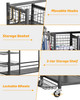 4 Golf Bag Organizer Garage Storage, Extra Large Golf Bag Storage Rack for Golf Bag, Golf Clubs and Golf Accessories, Golf Storage for Garage, Golf Clubs, Basement