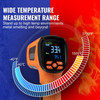Infrared Thermometer, -40~2732 Fahrenheit Dual Laser Temperature Gun Non-Contact, Handheld IR Heat Temperature Gun with Adjustable Emissivity for Cooking/Pizza Oven/Engine(Not for Human)