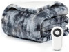 Heated Blanket Electric Throw Blanket 50"x60" Fast Heating Electric Blanket with 5 Heat Levels & 4 Hours Auto-Off Overheat Protection Cozy Soft Flannel Heated Throw Blanket