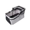 4-Wheel Foldable Pet Stroller for Dogs & Cats 360° Rotating Wheels, Separable Carrier & Travel Bag for Small Animals
