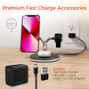 HyperGear MaxCharge 3-in-1 MagSafe Wireless Charging Stand for iPhone + Apple Watch + AirPods