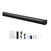 Sound Bar for Smart TV, 2.1 Channel, 35-Inch Compact Soundbar TV Speakers with Built-In Subwoofer for Projector, Bluetooth AUX Connection, Easy Setup, 120W Surround Sound System for Home Audio