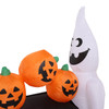 Halloween Inflatable Outdoor Decoration with LED Lights, Weather Resistant 210T Polyester Blow Up Decor with Blower, Ground Stakes Ropes Water Bag for Yard Lawn Garden Holiday Decor