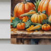Samoyed Thanksgiving House Flag Large Porch Sleeve Pole Decorative Outside Yard Banner Artwork Wall Hanging, Polyester, House Size, Multicolor