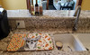 Chihuahua Heirloom Fall Dish Drying Mat Absorbent Dish Drying Mat Pad for Kitchen Counter Dish Drainer Mat for Countertop, 14 x 21", Multicolor
