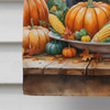 Black Poodle Thanksgiving House Flag Large Porch Sleeve Pole Decorative Outside Yard Banner Artwork Wall Hanging, Polyester, House Size, Multicolor