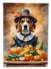 Beagle Thanksgiving House Flag Large Porch Sleeve Pole Decorative Outside Yard Banner Artwork Wall Hanging, Polyester, House Size, Multicolor