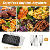 Smokeless Indoor Electric Grill with Removable Non-Stick Plate, 1500W Portable BBQ Griddle, Dishwasher Safe, Hot Pot Cooking, Kitchen Essential, Perfect Gift for Holidays, Christmas, and More