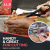 Heavy Duty Multi-Purpose Kitchen Scissors, Food Scissors, Sharp Scissors with Nutcrackers, Bottle Opener, Can Opener, Vegetable Cutting Scissors, Chopping Scissors, Multi-Purpose Utensil Gadgets