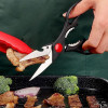 Heavy Duty Multi-Purpose Kitchen Scissors, Food Scissors, Sharp Scissors with Nutcrackers, Bottle Opener, Can Opener, Vegetable Cutting Scissors, Chopping Scissors, Multi-Purpose Utensil Gadgets