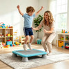 25.5 Inch Kids Mini Trampoline with Non-Slip EVA Jumping Surface, Rounded Edge PU Foam Foot Pads Compact Indoor Outdoor Balance Bounce Toy for Toddlers Ages 3+ Blue