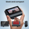 Front and rear Dash Cam, with 64GB card, 3.8 "4K UHD Wifi GPS touchscreen