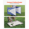 Cornhole Set, 3x2 ft Corn Hole Game Boards, Aluminum Weatherproof Portable Toss Board, Indoor and Outdoor Foldable Cornhole Play for Adults, Include 8 Bean Bags, for Yard Backyard Beach Camping