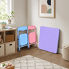 Kids PicnicTableand 2 Chairs Set, FoldableTablefor Backyard, Camping and Crafts, Pastel