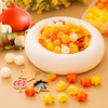 1510 Pcs Fall Bracelets Beads Kit with 24 Grid Storage Box Maple Leaf Pumpkin Star Shaped Clay Beads for Jewelry Making Beads Heishi Beads for DIY Craft Thanksgiving Harvest Party Gift