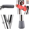 Medical Folding Walking Stick with Seat Four Legged Portable Travel Hiking Cane Chair Stool Eldely Care Aid Physica