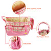 5PCS Baby Nappy Diaper Bags Set Mummy Diaper Shoulder Bags w/ Nappy Changing Pad Insulated Pockets Travel Tote Bags For Mom Dad