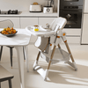 Adjustable Baby High Chair 0-6 Years – Portable Infant Feeding Seat with Safety Belt, Silent Lockable Wheels & Easy-Clean Design for Home, Dining, Living Room, Bedroom (White)