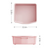 Kids Toy Storage Organizer with 6 Bins, Multi-functional Nursery Organizer Kids Furniture Set Toy Storage Cabinet Unit with HDPE Shelf and Bins for Playroom, Bedroom, Living Room (pink color)