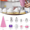 Cake Decorating Supplies 359-Piece Piping Bags and Tips Set Cake Decorating Kit with 60 Piping Tips Cake Decorating Tools with Multi-Purpose 3-Layer Toolbox with Tray