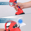 21V Cordless Electric Pruning Shears 40mm 1.57" Electric Branch Scissors Tree Branch Cutter with 2 Rechargeable Batteries Sharpening Stone Blade Replacement Carry Box