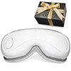 Eye Massager with Heat, Heated Eye Massage Mask with 5 Modes and Bluetooth Music, 180° Foldable Eye Care Massager for Migraines, Eye Strain, Dark Circles, Ideal Gift for Mom/Dad, White