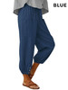 3pcs High-Waisted Button Wide-Leg Pants – Cropped, Comfy & Effortlessly Chic