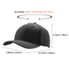 Baseball Cap, Plain Baseball Hat with Breathable Fabric, Adjustable Size, Lightweight Summer Thin Sports Caps Ideal for Running, Workouts, or Outdoor Activities, 1 Pc, Black