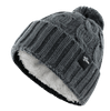 Fear0 NJ Warmest Plush Insulated Lining Knit Cable Cuff Fold Beanie Hat Women