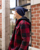 HAAKWEAR Theta-Stitch Cuffed Beanie - Designed and Made in USA (Patent Pending Design) - Denim Blue