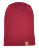 HAAKWEAR Theta-Stitch Cuffed Beanie - Designed and Made in USA (Patent Pending Design) - Burnt Maroon