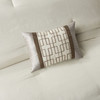 7 Piece Comforter Set Taupe/Brown Queen