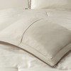 7 Piece Comforter Set Taupe/Brown Queen
